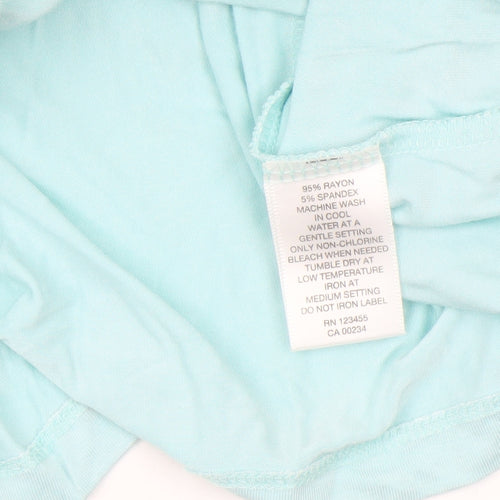 Lord & Taylor Women’s Blue Long Sleeve Basic Jersey Top Size L