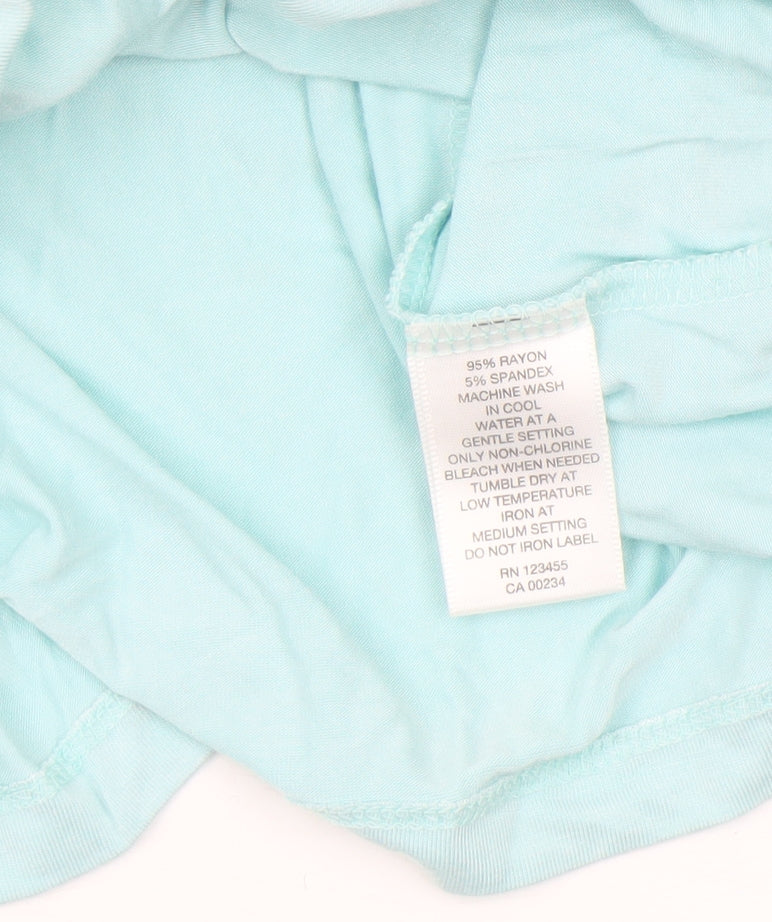 Lord & Taylor Women’s Blue Long Sleeve Basic Jersey Top Size L