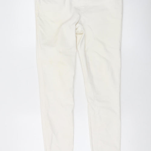 George Women’s Ivory Skinny Stretch Jeans Size 12