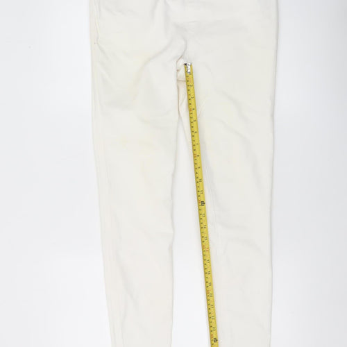 George Women’s Ivory Skinny Stretch Jeans Size 12