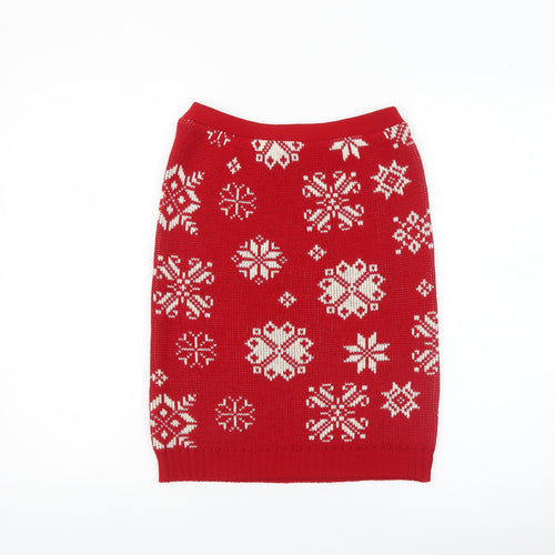 Jeffrey Rogers Womens Red Fair Isle Knit Pencil Skirt Size 10