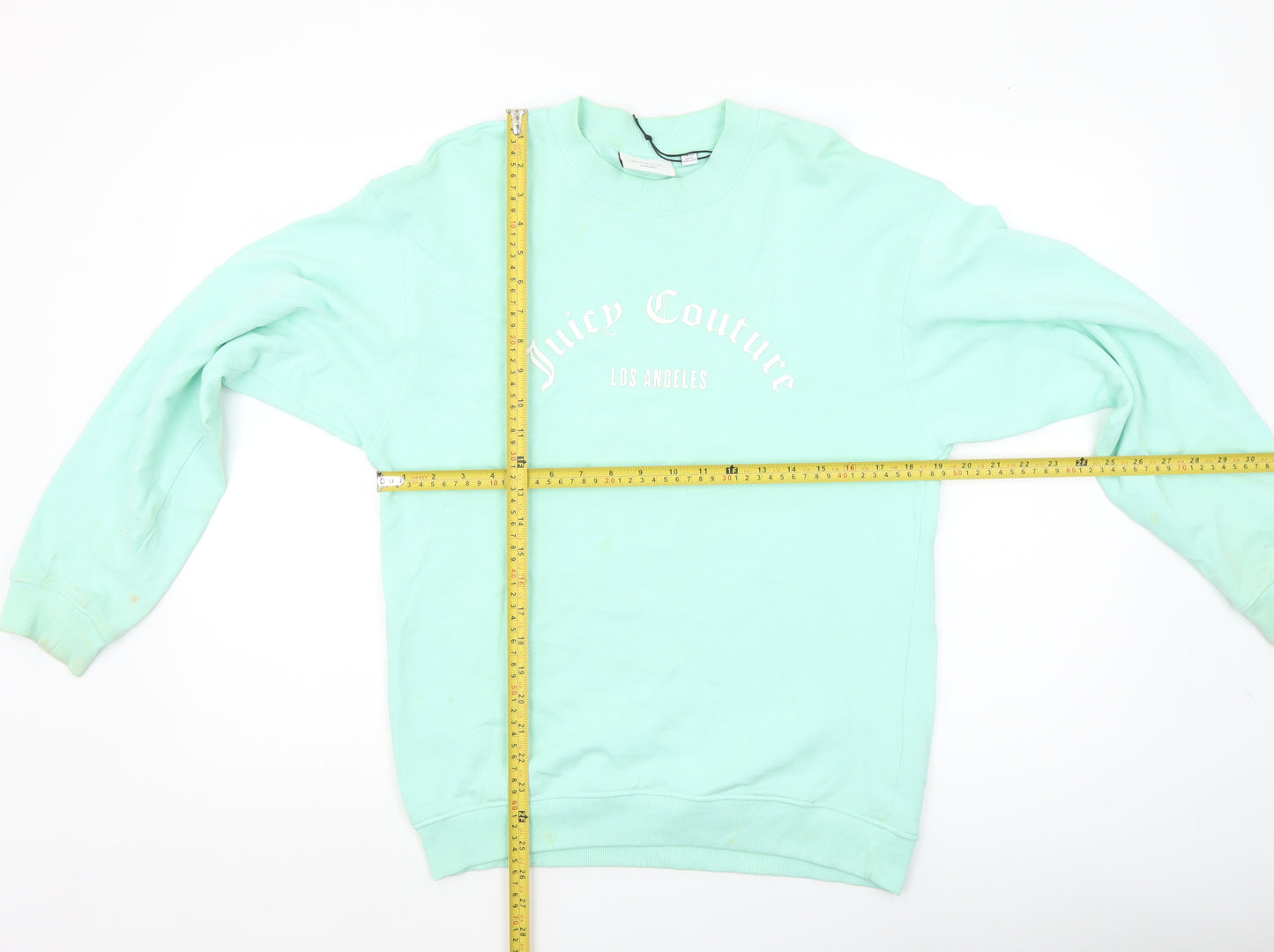Juicy Couture Girls Green Pullover Sweatshirt Size 14-15 Years Crew Neck
