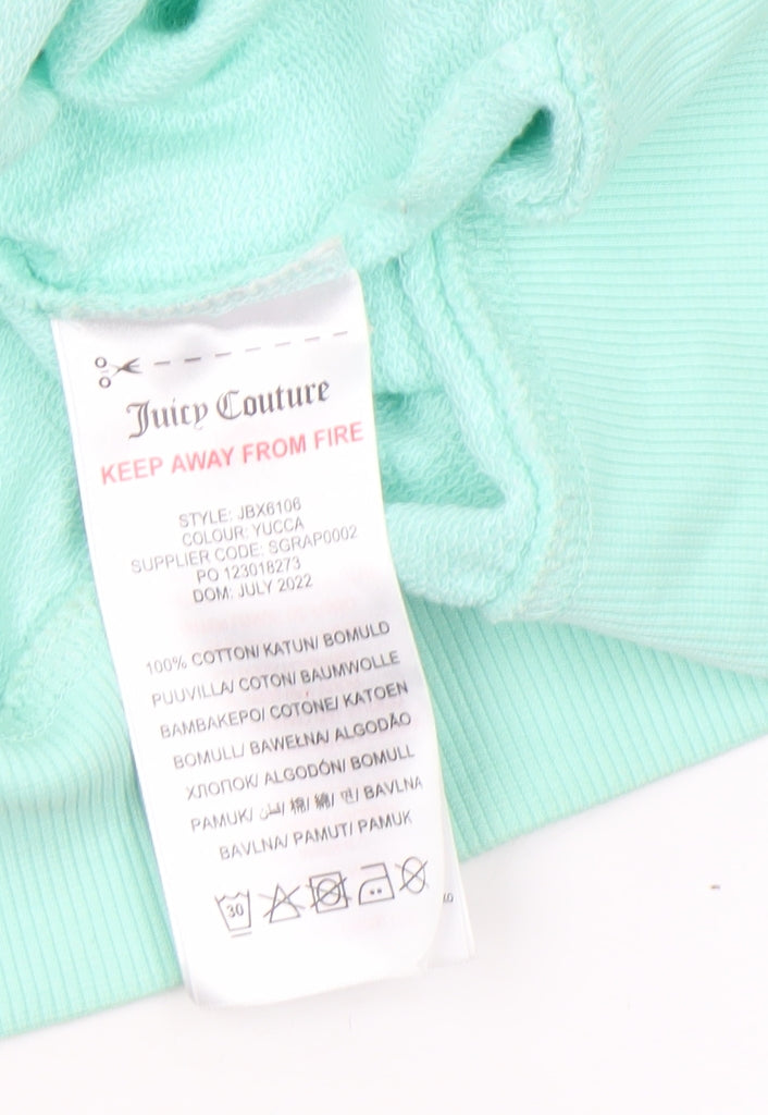 Juicy Couture Girls Green Pullover Sweatshirt Size 14-15 Years Crew Neck