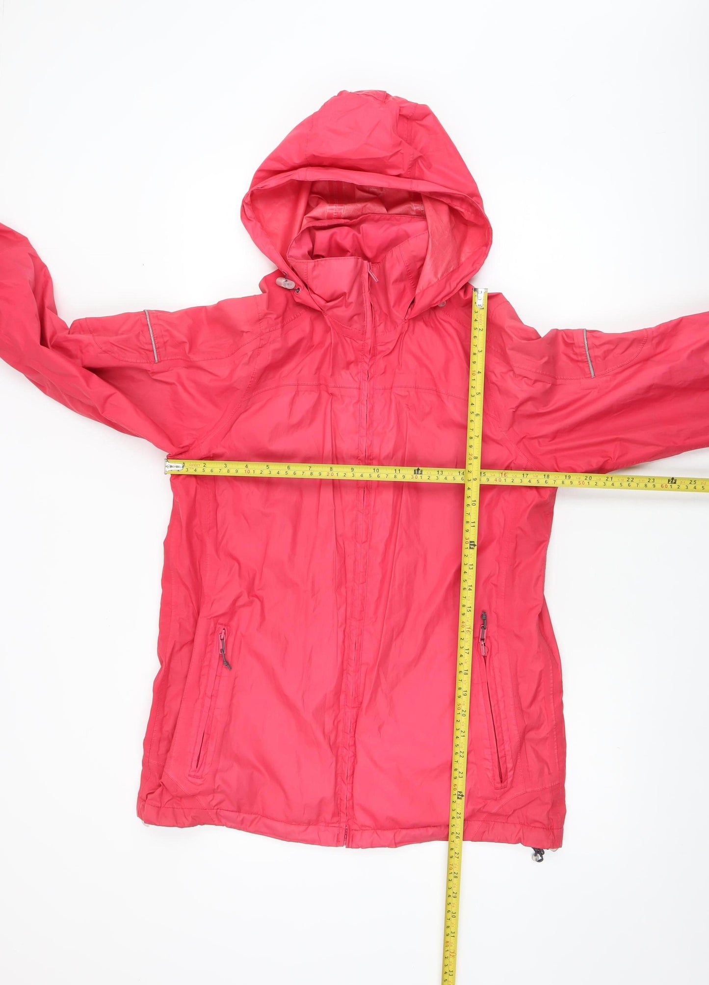 Regatta Womens Pink Waterproof Hooded Rain Jacket Size 12