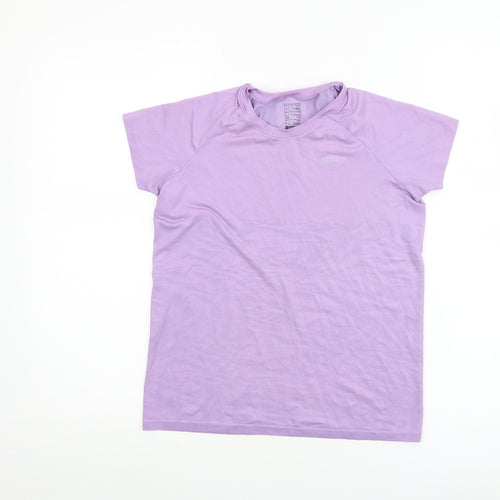 Decathlon Girls Purple Short Sleeve Sports T-Shirt 10-11 Years