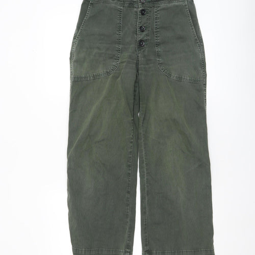 Adriano Goldschmied Women's Green Chino Trousers Size 27R