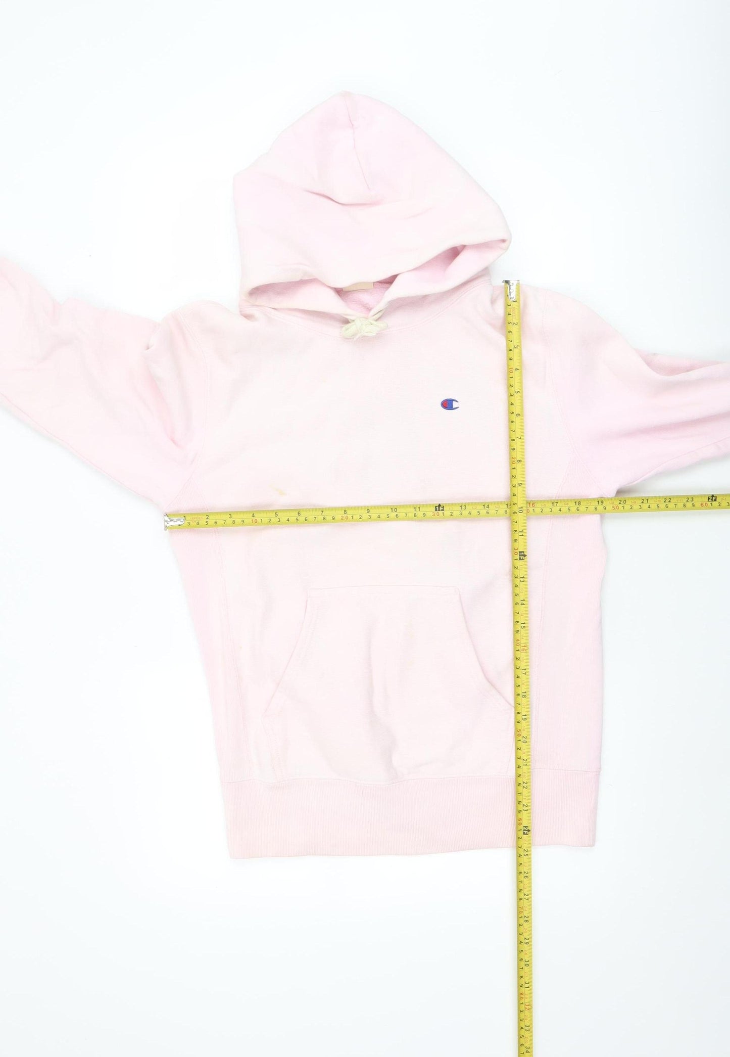Champion Womens Pink Small Reverse Weave Pullover Hoodie