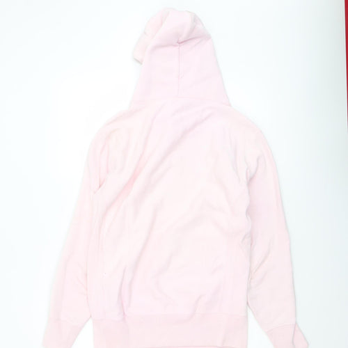 Champion Womens Pink Small Reverse Weave Pullover Hoodie