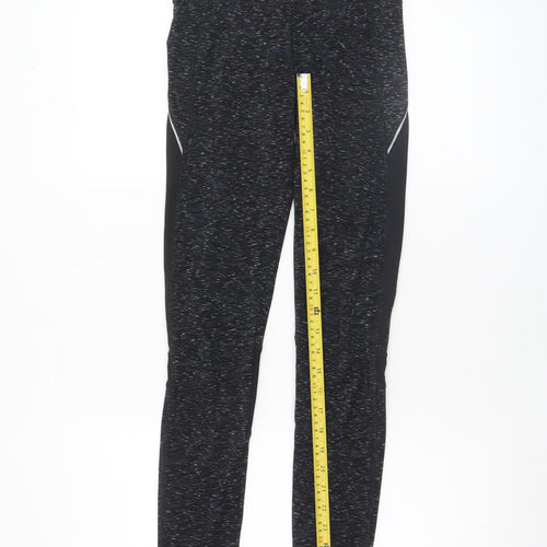 New Look Women’s Black XS Slim Fit Moisture Wicking Sport Leggings
