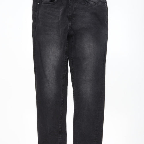 Heritage Outfitters Men's Black Slim Fit Denim Jeans 34R