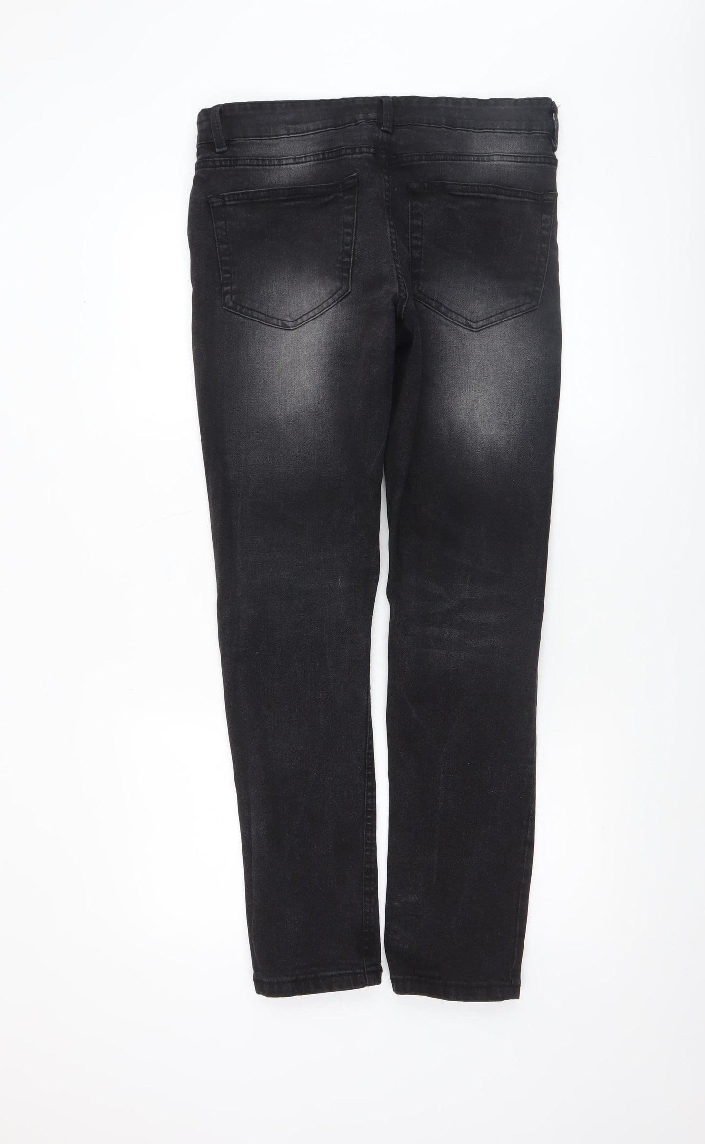 Heritage Outfitters Men's Black Slim Fit Denim Jeans 34R