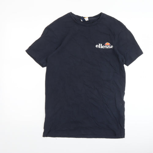 Ellesse Men's Blue XS Crew Neck Cotton Short Sleeve T-Shirt