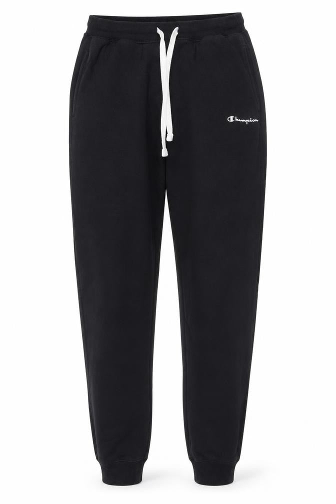 Champion Womens Black Jogger Sweatpants Small Fleece Elastic Waist