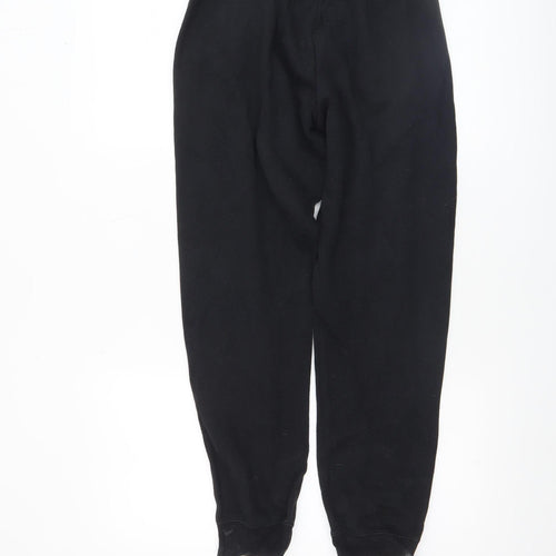 Champion Womens Black Jogger Sweatpants Small Fleece Elastic Waist