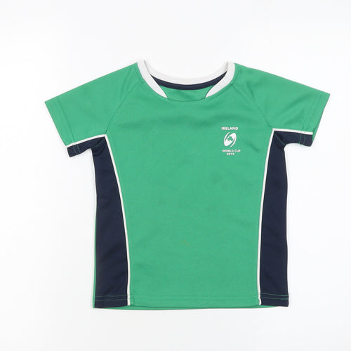 St. Bernard Ireland World Cup 2019 Green Boys 5 Years Sports T-Shirt