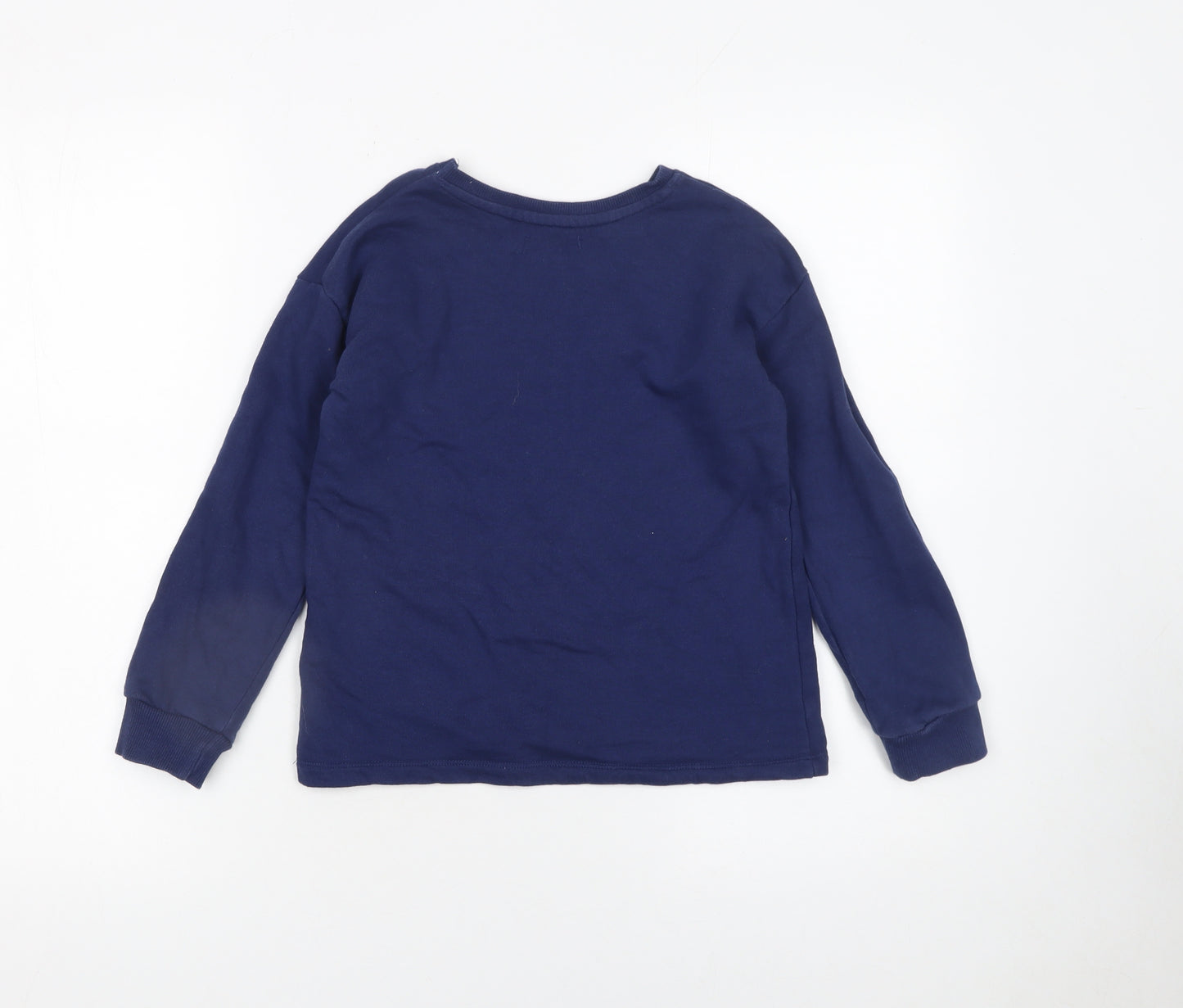 Leigh Tucker Willow Girls Blue 6-7 Years Pullover Sweatshirt Surf Design
