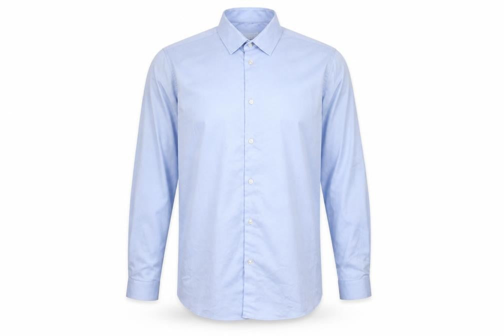 Tailor & Wright Men's Blue X Large Long Sleeve Dress Shirt