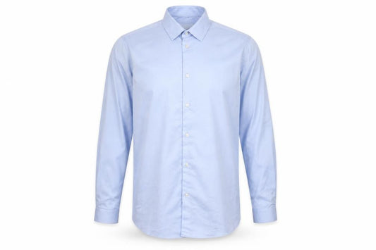 Tailor & Wright Men's Blue X Large Long Sleeve Dress Shirt