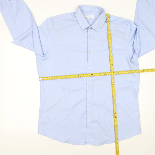 Tailor & Wright Men's Blue X Large Long Sleeve Dress Shirt