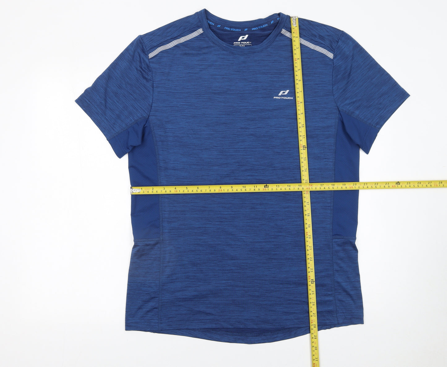 Pro Touch Men's Blue XL Athletic Running T-Shirt DryPlus Eco