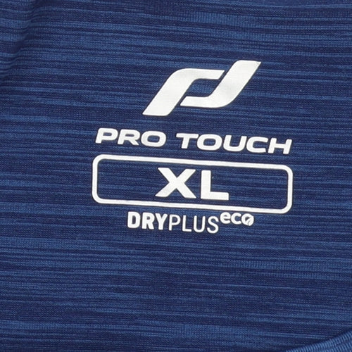 Pro Touch Men's Blue XL Athletic Running T-Shirt DryPlus Eco