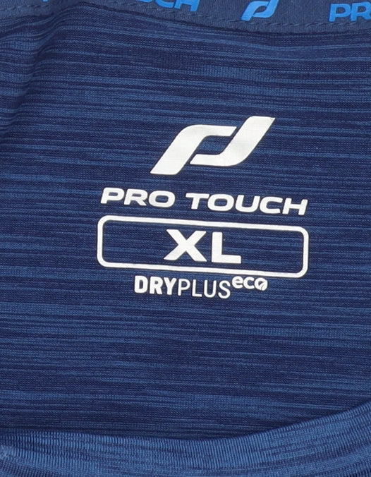 Pro Touch Men's Blue XL Athletic Running T-Shirt DryPlus Eco