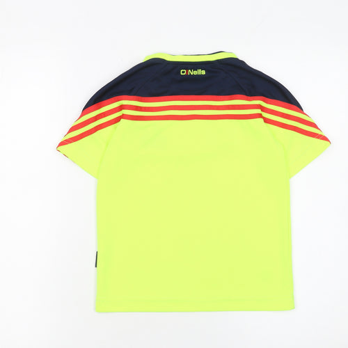 O'Neills Boys Yellow Team Jersey T-Shirt Age 7-8 Years Sports Top