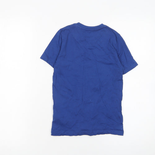 Ben Sherman Boys Blue 7-8 Years Guitar Print Cotton T-Shirt