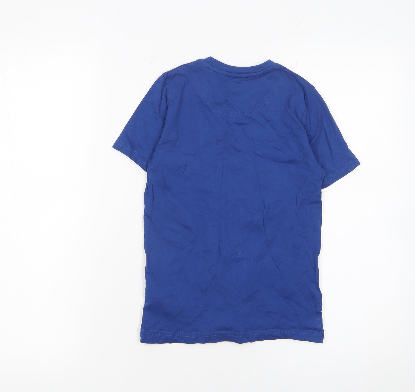 Ben Sherman Boys Blue 7-8 Years Guitar Print Cotton T-Shirt