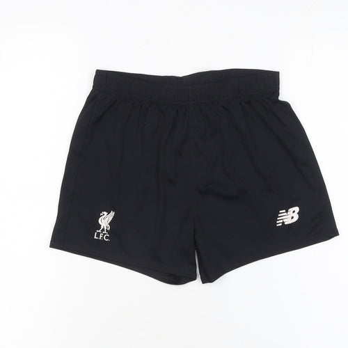 New Balance Boys Black 6-7 Years LFC Football Athletic Shorts