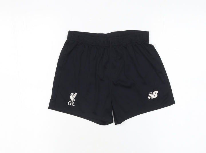New Balance Boys Black 6-7 Years LFC Football Athletic Shorts