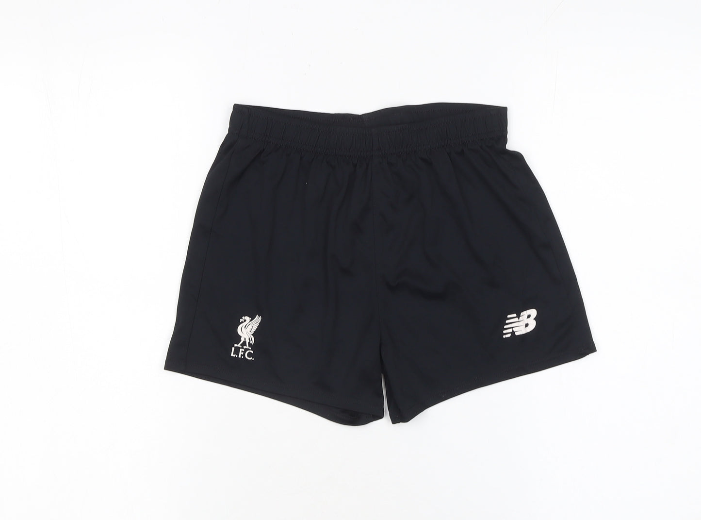 New Balance Boys Black 6-7 Years LFC Football Athletic Shorts
