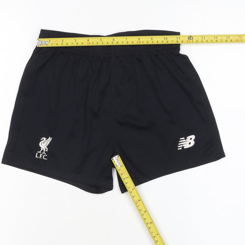 New Balance Boys Black 6-7 Years LFC Football Athletic Shorts