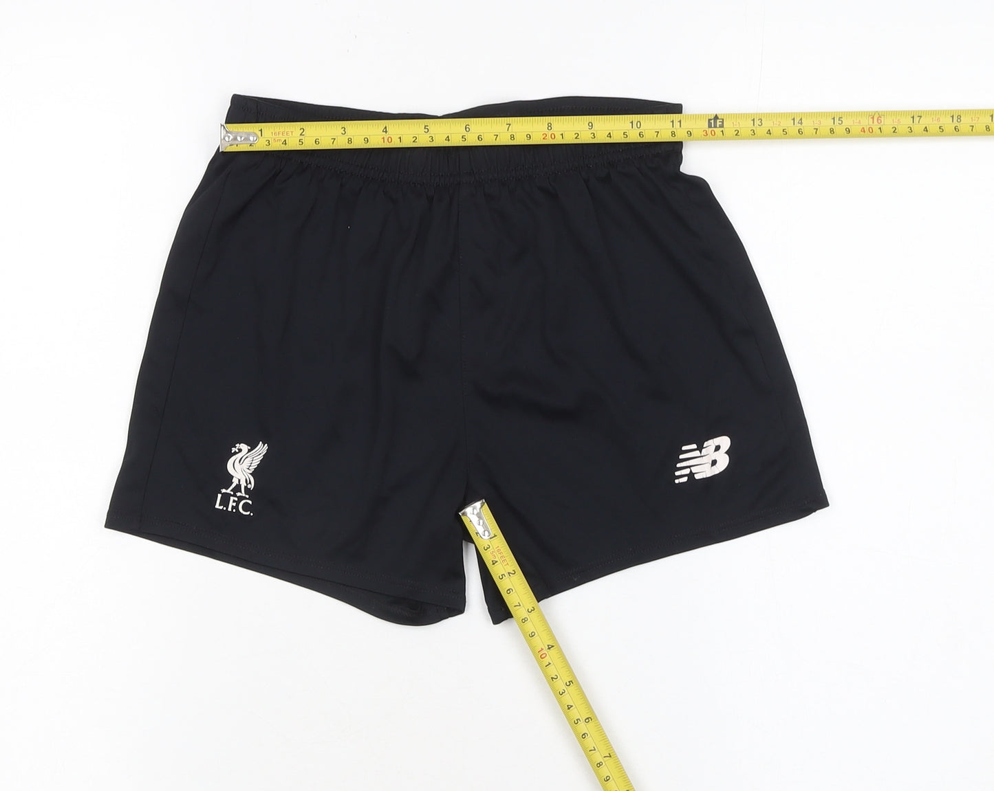 New Balance Boys Black 6-7 Years LFC Football Athletic Shorts