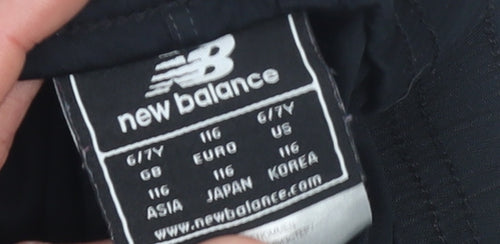 New Balance Boys Black 6-7 Years LFC Football Athletic Shorts