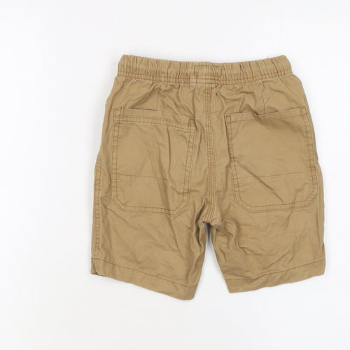 Next Boys Beige Cotton Drawstring Chino Shorts 7 Years