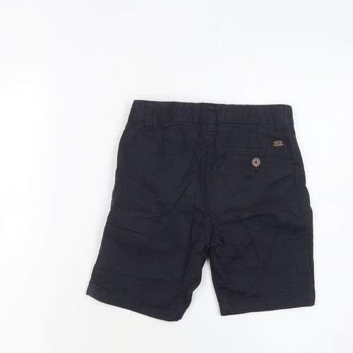 Next Boys Black Chino Shorts 8 Years Regular Fit 100% Cotton