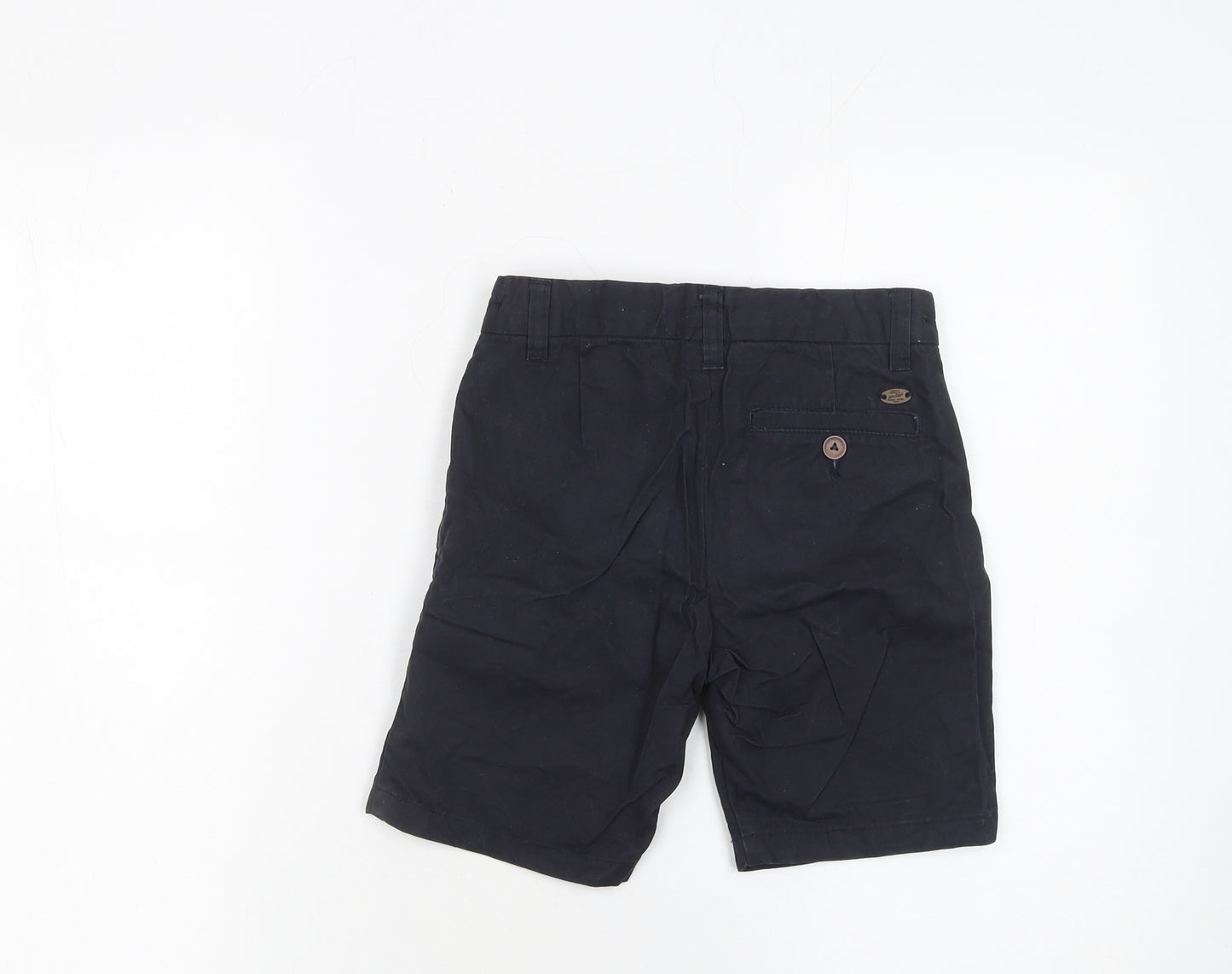 Next Boys Black Chino Shorts 8 Years Regular Fit 100% Cotton