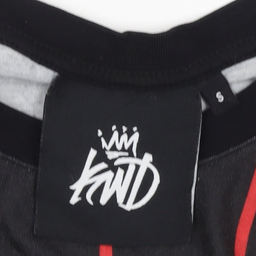 Kings Will Dream Men's Red Gradient Stripe Slim T-Shirt Size S