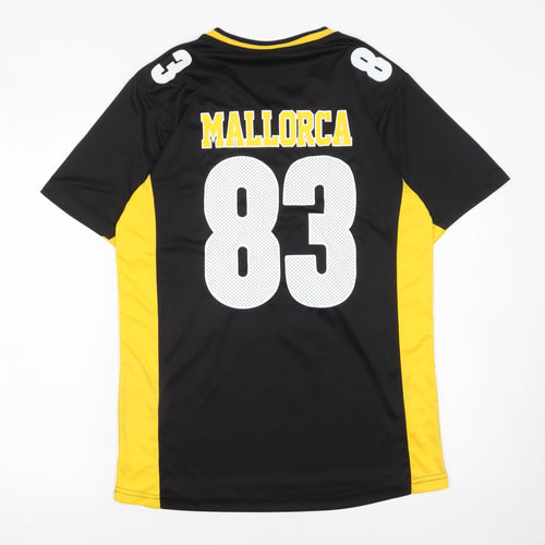 Sport Zone Men's Black Yellow Mallorca 83 Jersey T-Shirt Size M