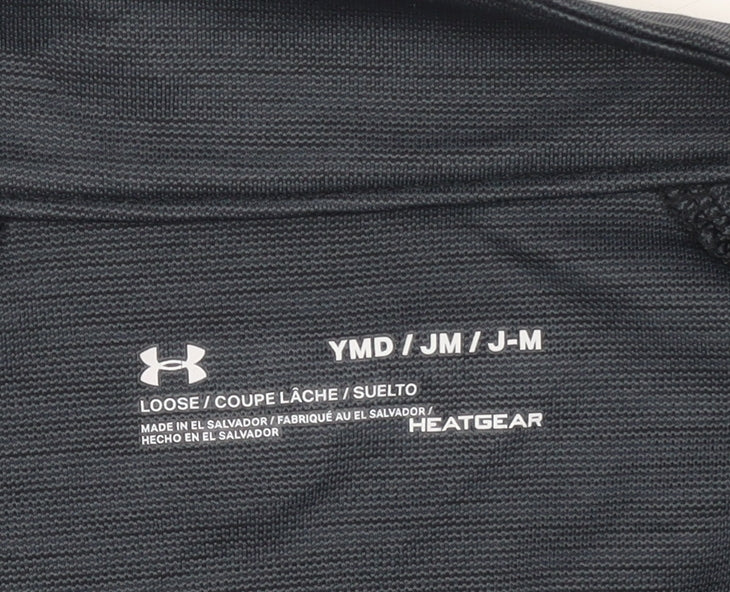 Under Armour Boys Grey 1/4 Zip HeatGear Sweatshirt - Size 10-11 Years Regular Fit