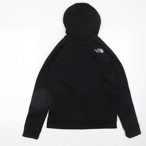 The North Face Boys Black Full Zip Hoodie Size L Outdoor Fleece