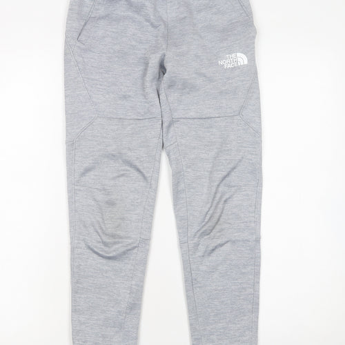 The North Face Boys Grey Jogger Trousers M Fleece Regular Fit