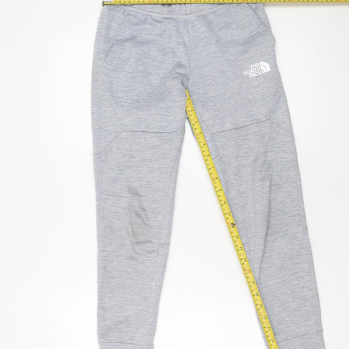 The North Face Boys Grey Jogger Trousers M Fleece Regular Fit