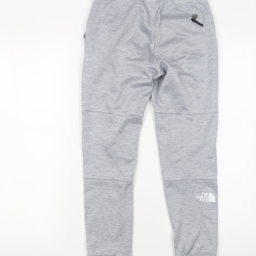 The North Face Boys Grey Jogger Trousers M Fleece Regular Fit