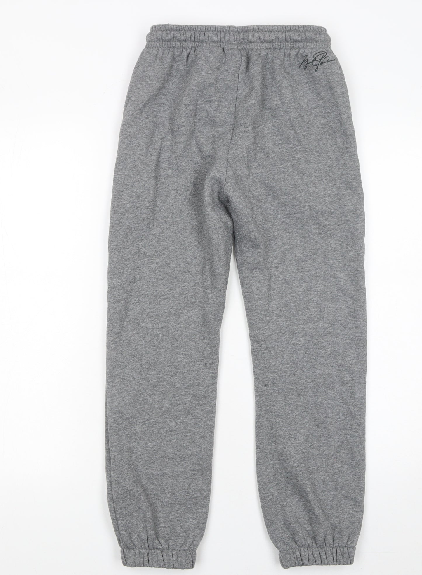 Jordan Boys Grey Jogger Sweatpants 10-12 Years Cotton Blend Fleece
