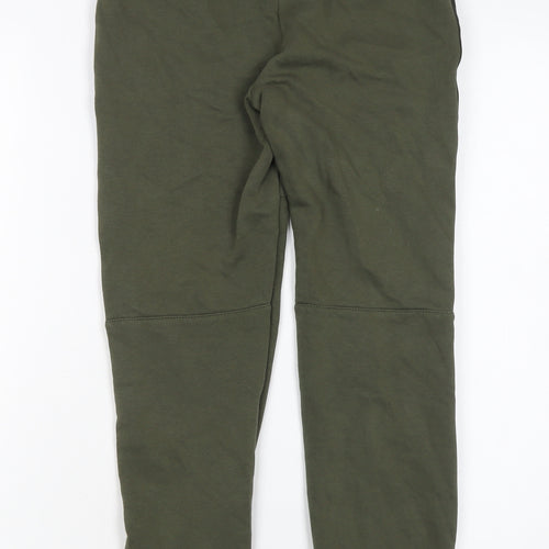 Nike Boys Green Jogger Trousers Size 12 Years Airmax Zip Pocket Sportswear