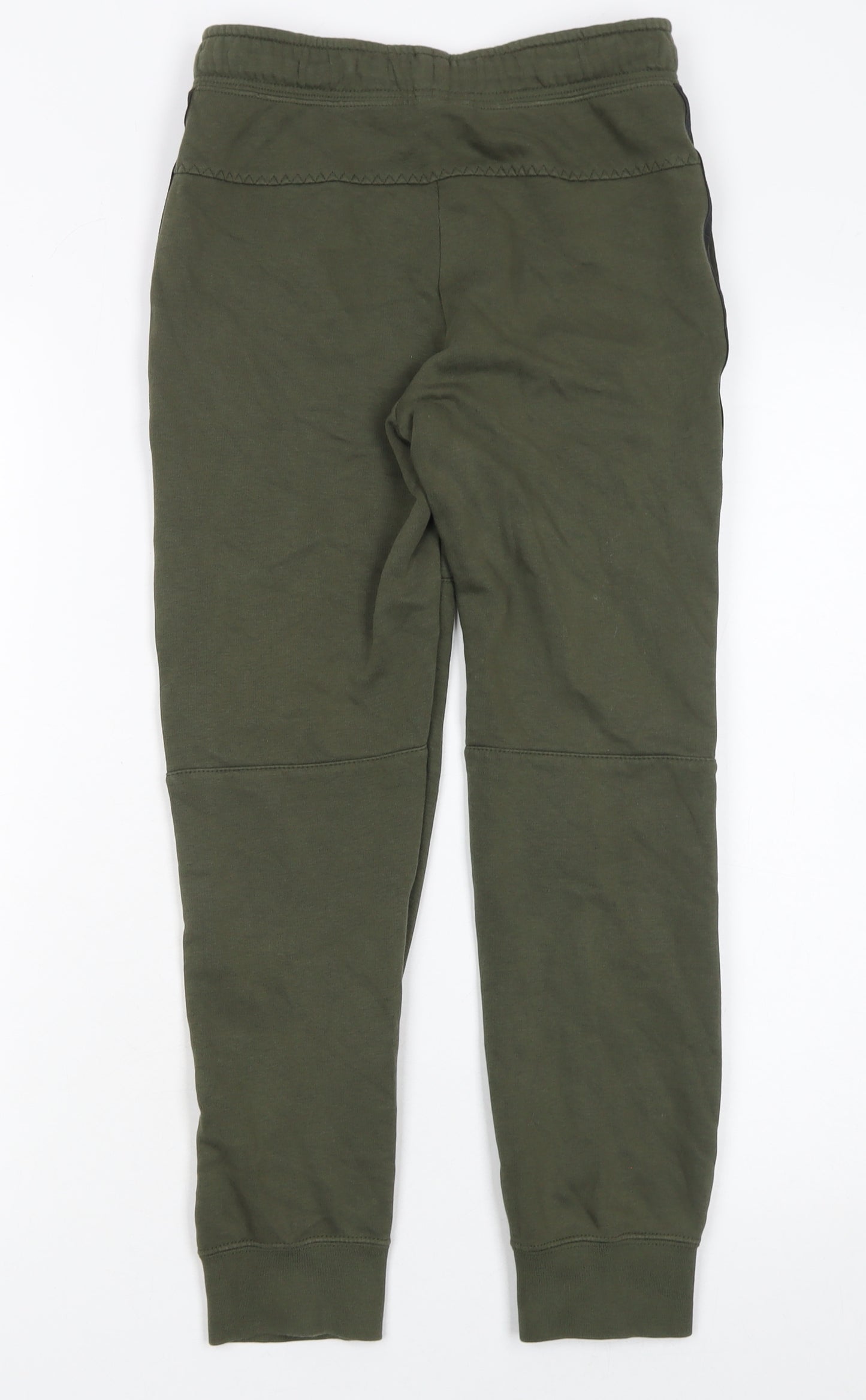 Nike Boys Green Jogger Trousers Size 12 Years Airmax Zip Pocket Sportswear
