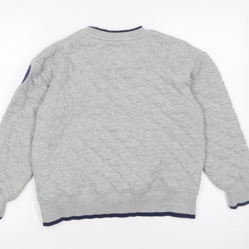 Levi's Boys Grey Quilted Pullover Sweatshirt 12 Years