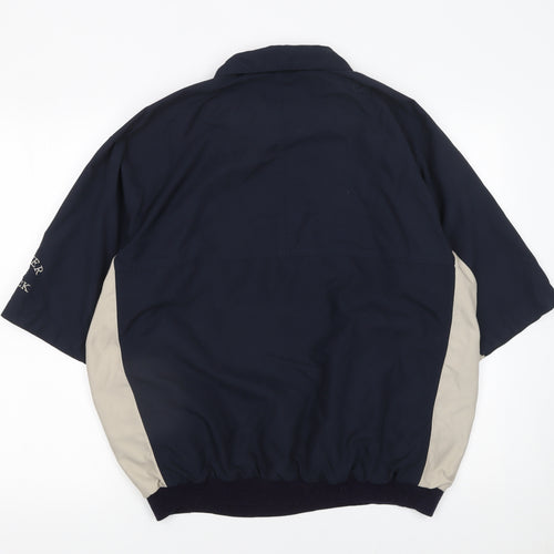 Cutter & Buck Men's Blue M 1/2 Zip Collared Golf Sweatshirt